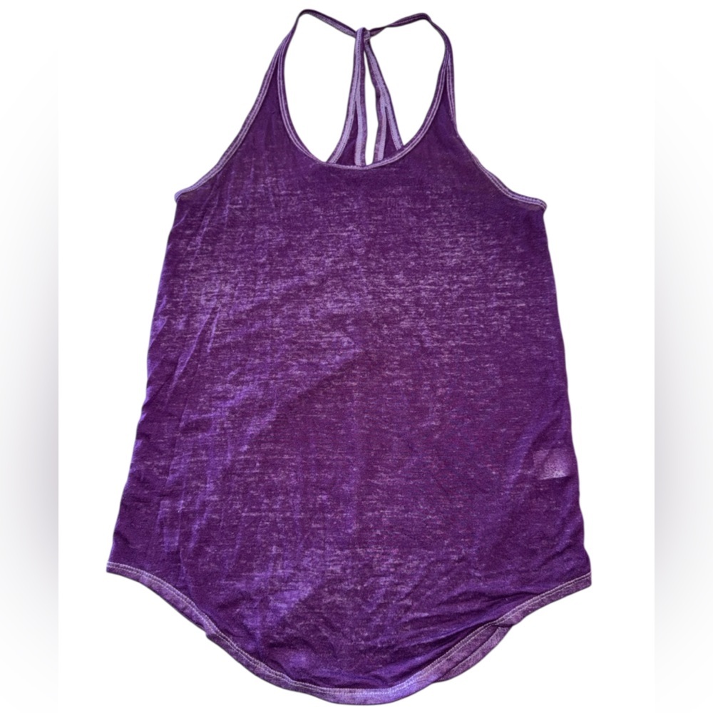 SO Purple Sleeveless Racerback Tank Top XS